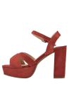 Sandalia Mujer I168 POLLINI rojo