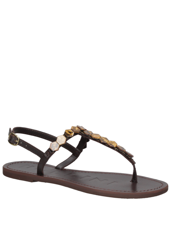 Sandalia mujer K304 Pollini Brown